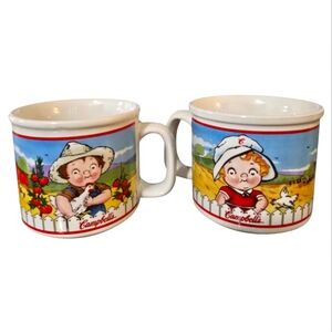 Vintage Campbell's Soup Mug Set of 2 Houston Harvest